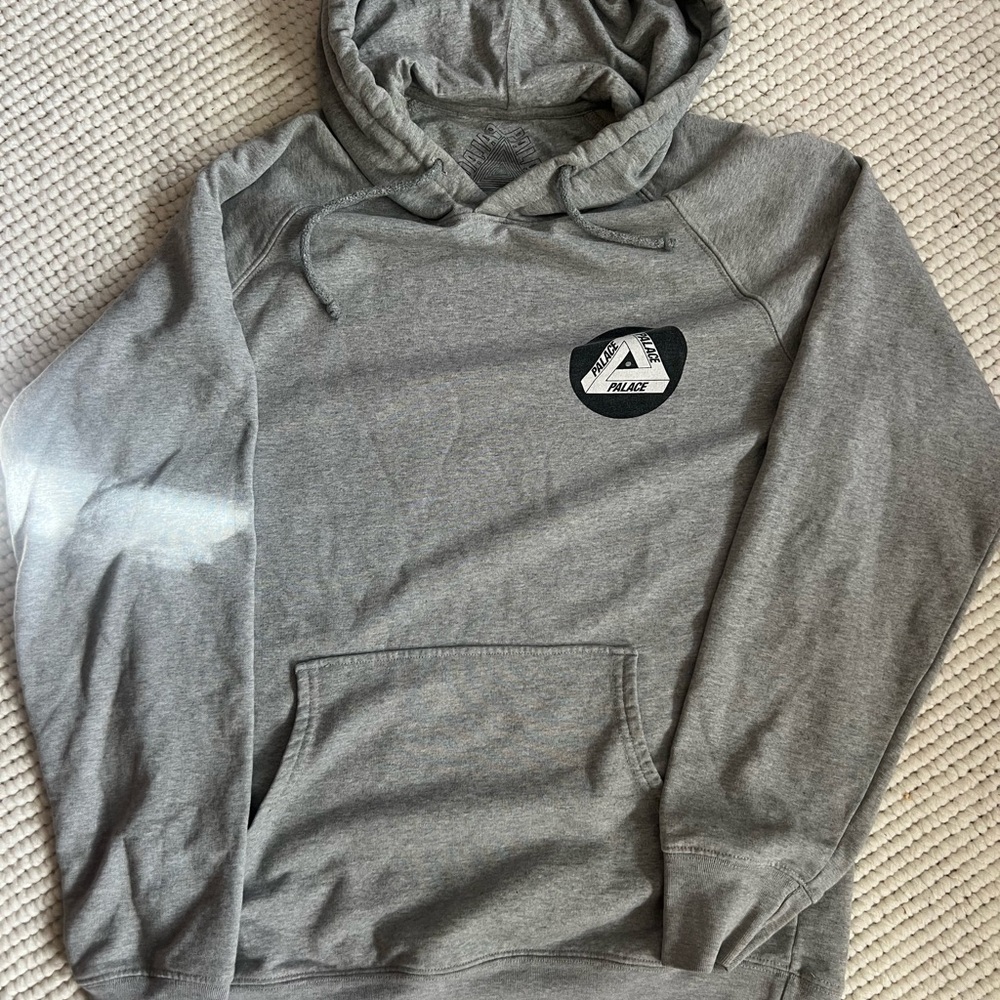 PALACE Gray Logo Hoodie